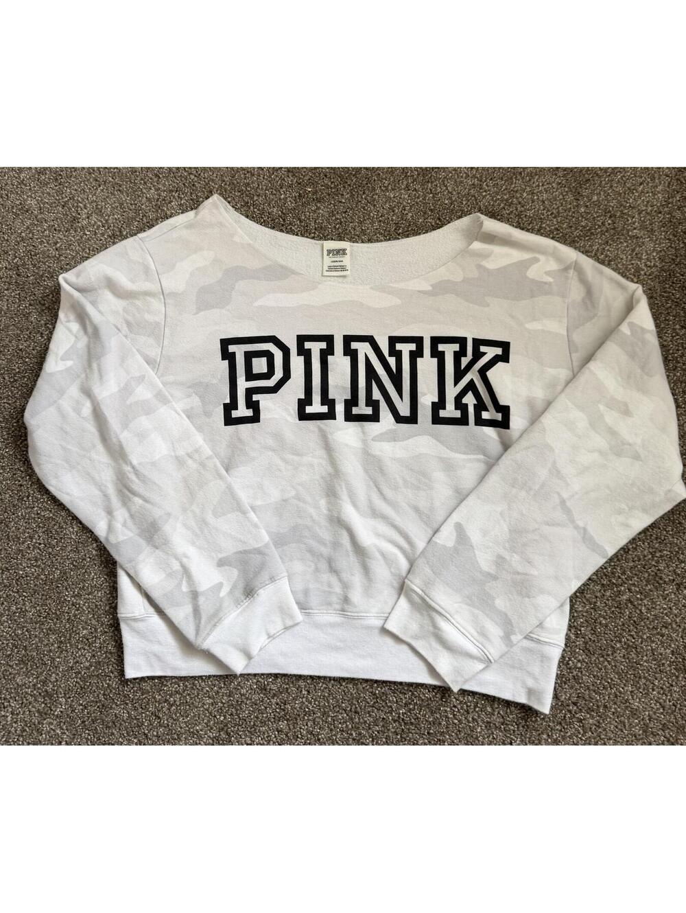 Victoria secret camo  crewneck